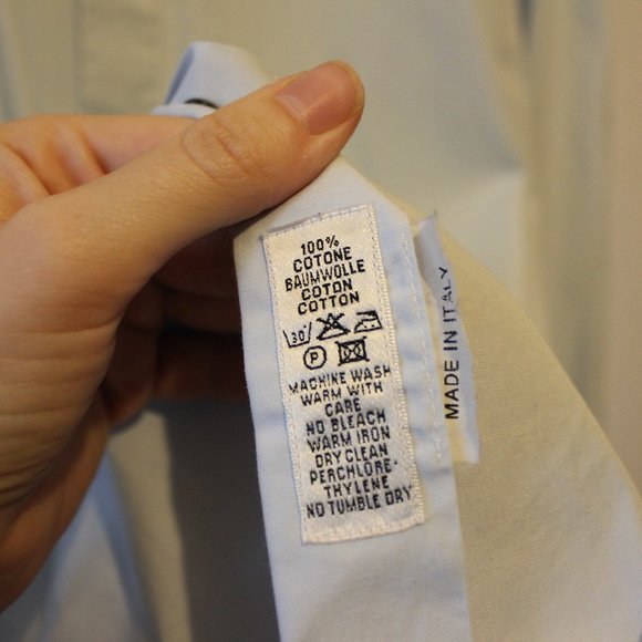 Thierry Mugler Paris Blue Shirt Size 43 - Picture 9 of 9